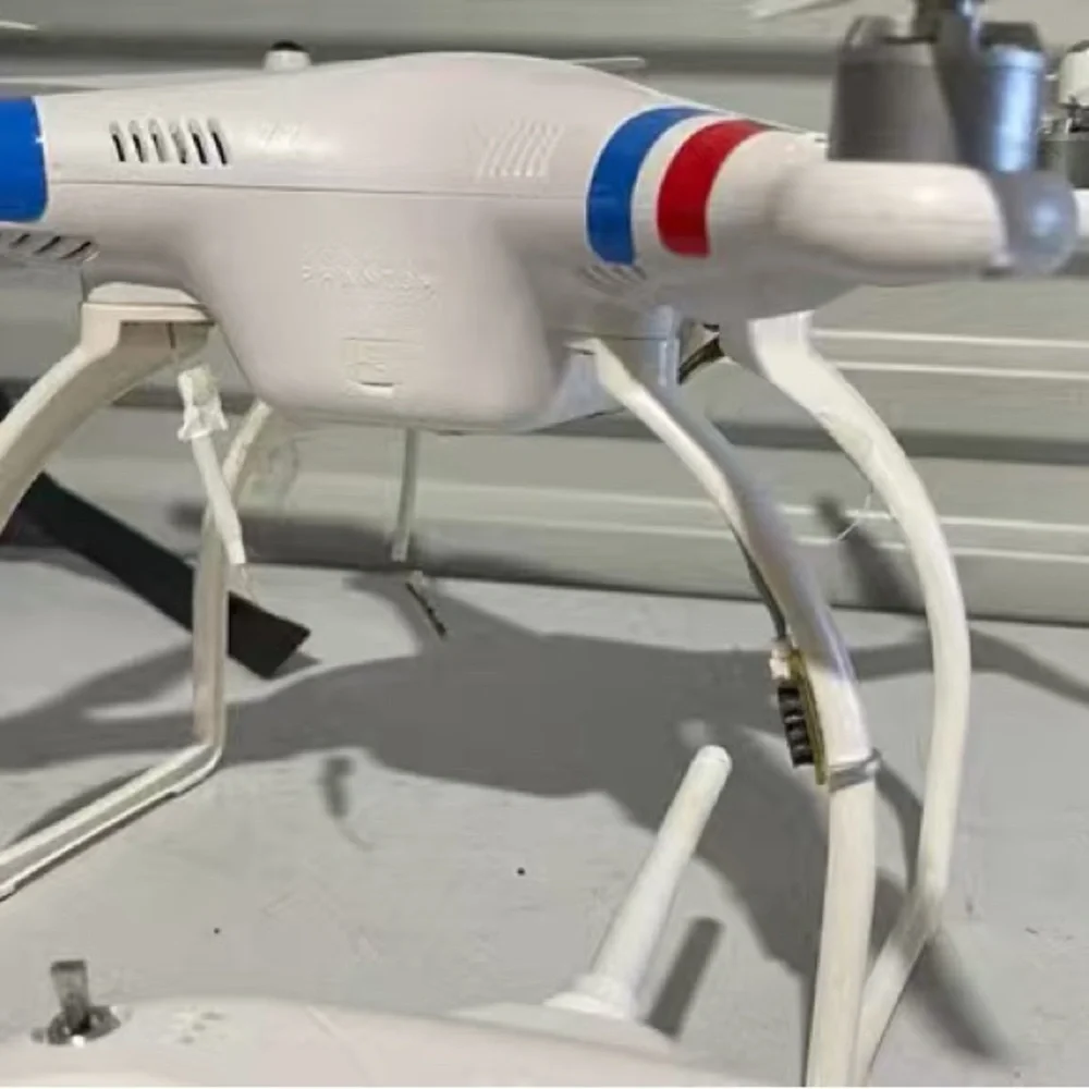 ONE WORLD White and Red Drone with Remote